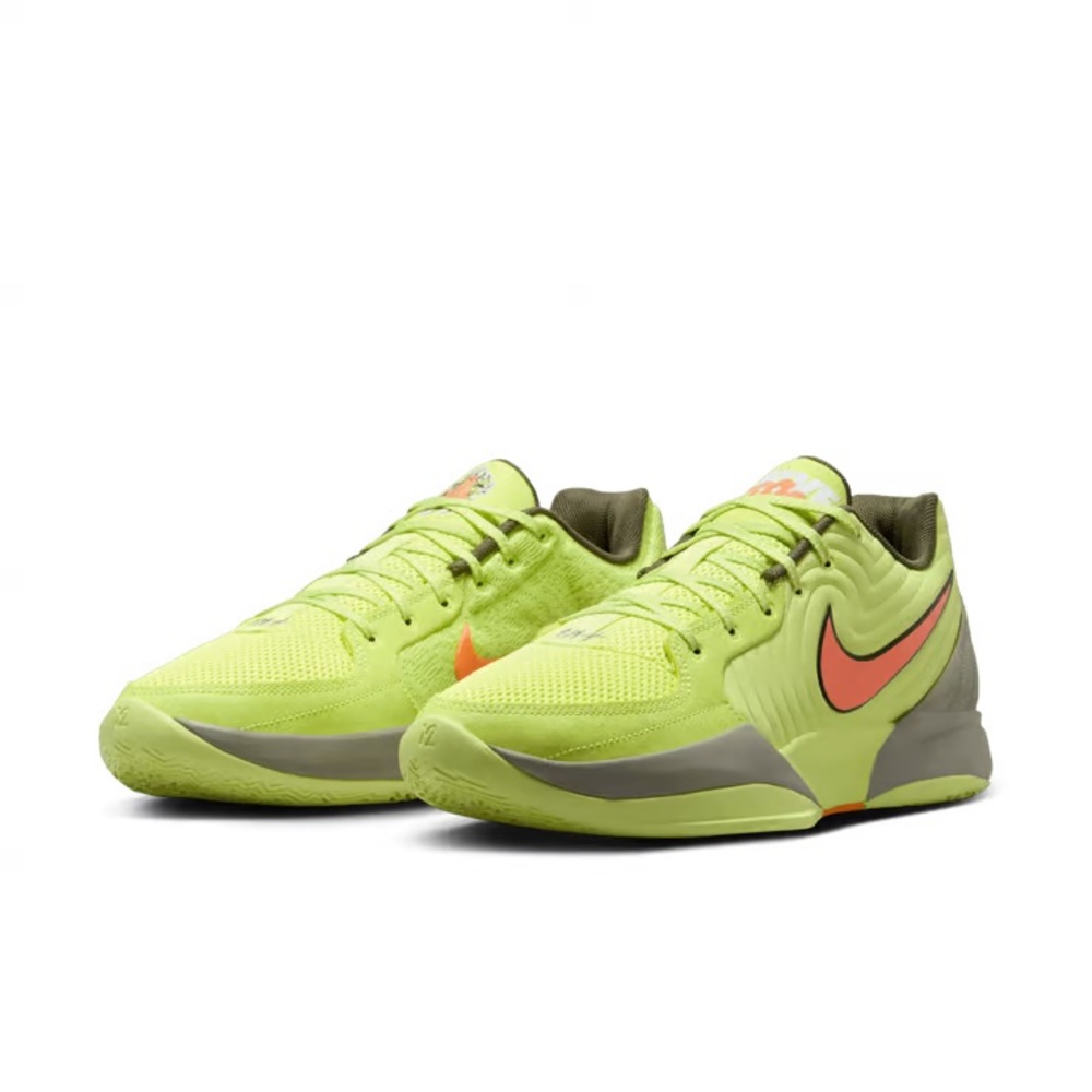 NEW Nike Ja 2 Twelve Time Mens Size 12 Light Lemon Twist Total Orange FD7328 701